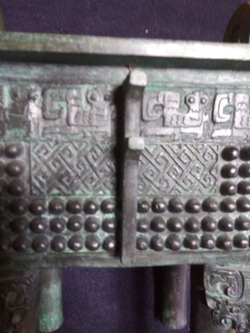 青銅器　益帚戈凡方鼎　レプリカ　NO.189