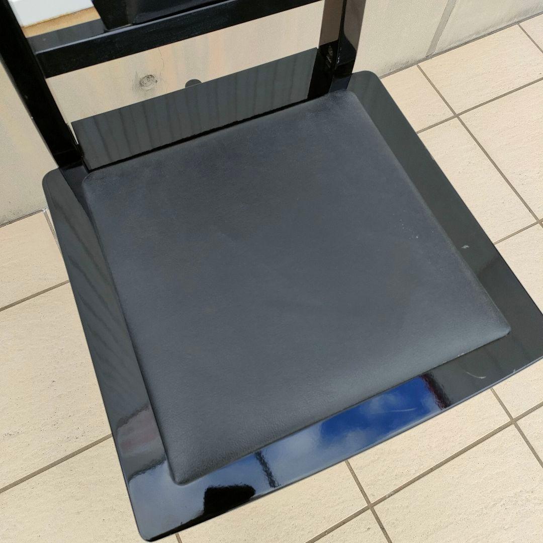 希少 名陽木工 PEACOCK ピーコック ピアノ椅子 背付 木製 高さ調整可能