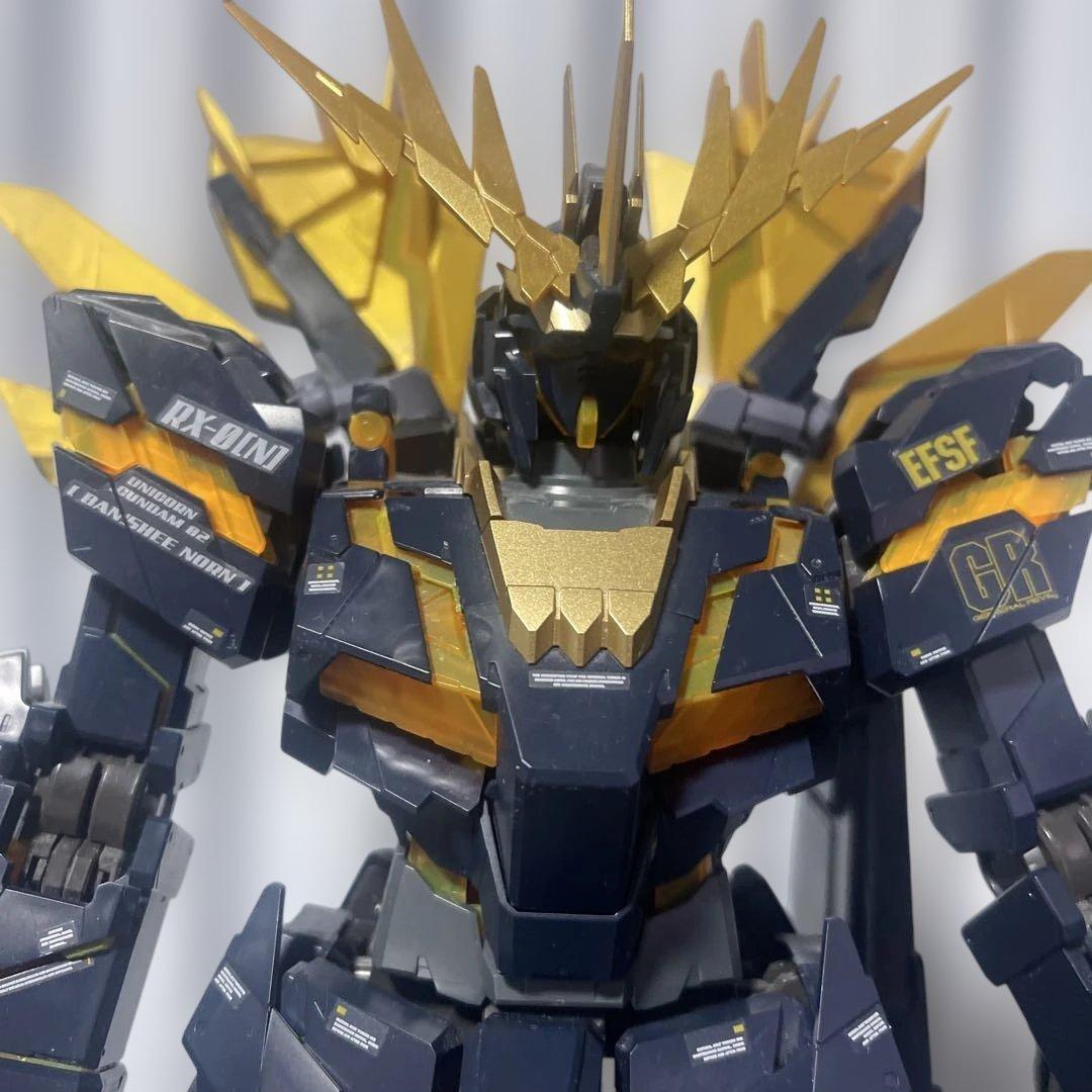 【癒し】PG1/60ユニコーンガンダム2バンシィ・ノルン 組み立て済みジャンク品