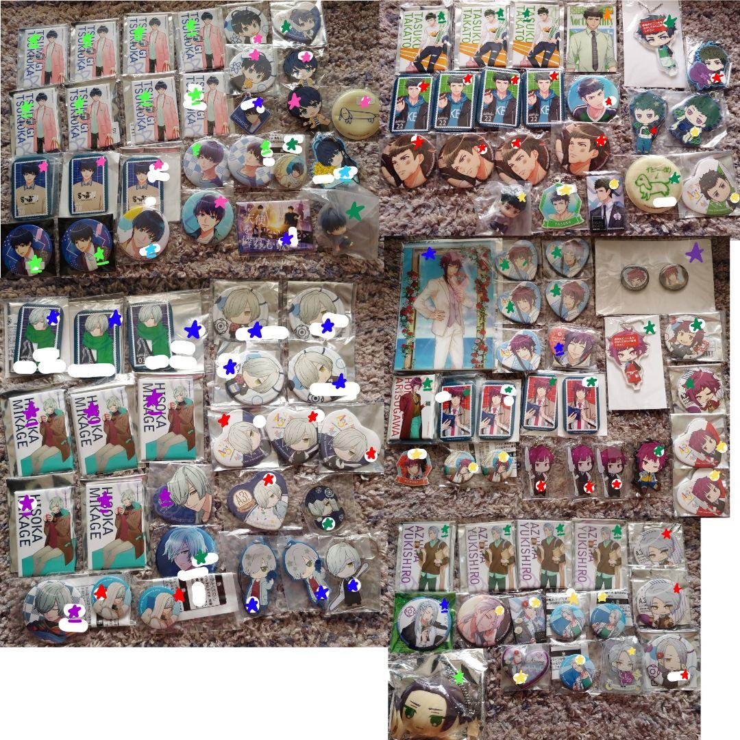 A3! グッズ 缶バッジ ラバスト アクキー等