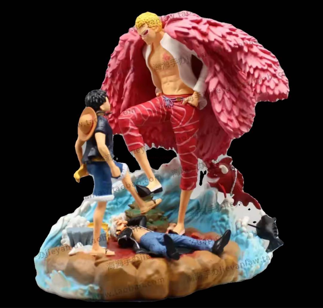 ワンピース　トラファルガーロー　ドフラミンゴ ルフィ　フィギュア