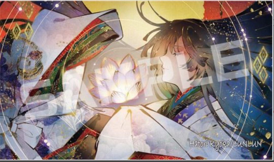 匈歌ハトリ先生　書き下ろしイラスト　プレイマット