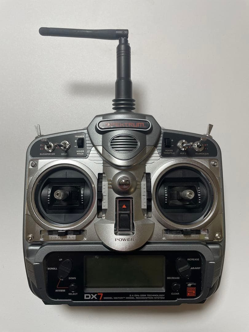 2.4GHz DSM2 モード2 送信機 DX7