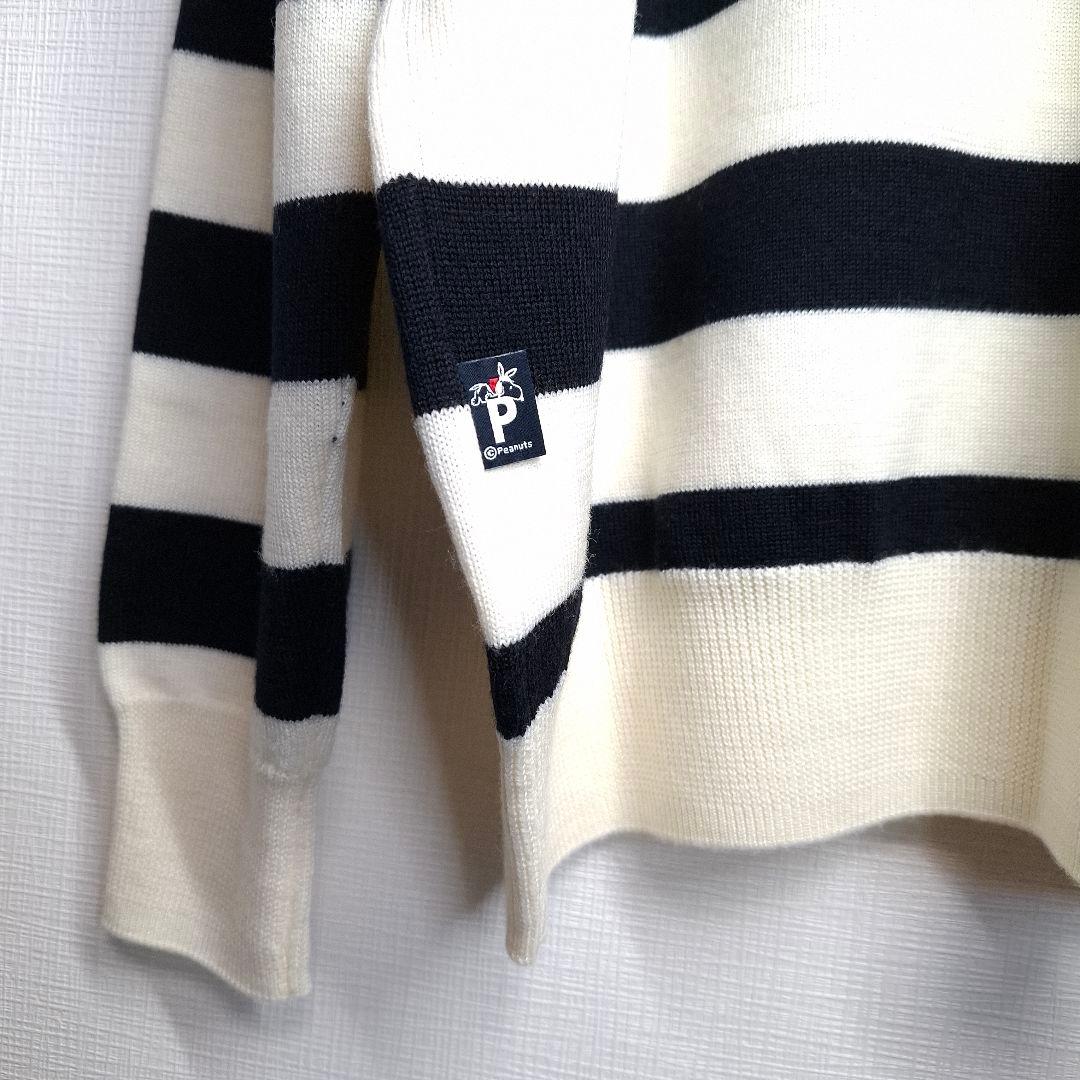 PEARLY GATES スヌーピー ゴルフ ニットセーター ボーダー M