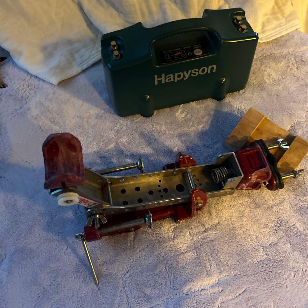 ジャンク　ミヤマエ　竿受　ハピソン　リチウムイオン　バッテリー　YQ-100