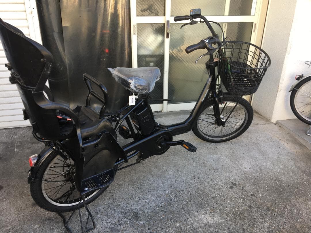 地域限定送料無料　ギュットアニーズ　子供乗せ　13,2AH　黒　神戸　電動自転車