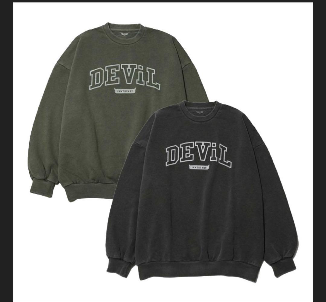 SiM ブラックルーズフィットスエットトレーナー　サイズL バンTタオルラババン