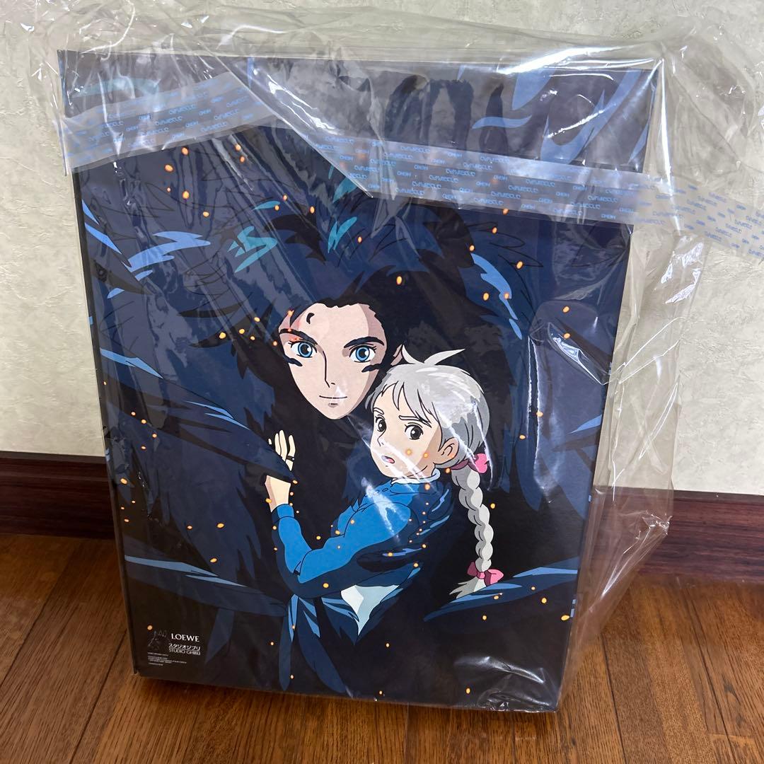 LOEWE ジブリ 限定コラボ / ハウルの動く城 ボックス 箱 ロエベ　青