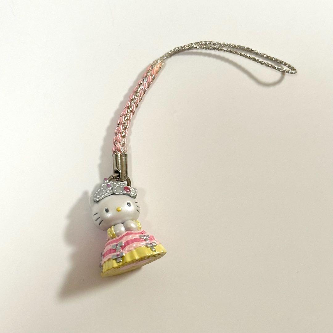 激レア！ハローキティ ドレス ストラップ 根付 レトロ