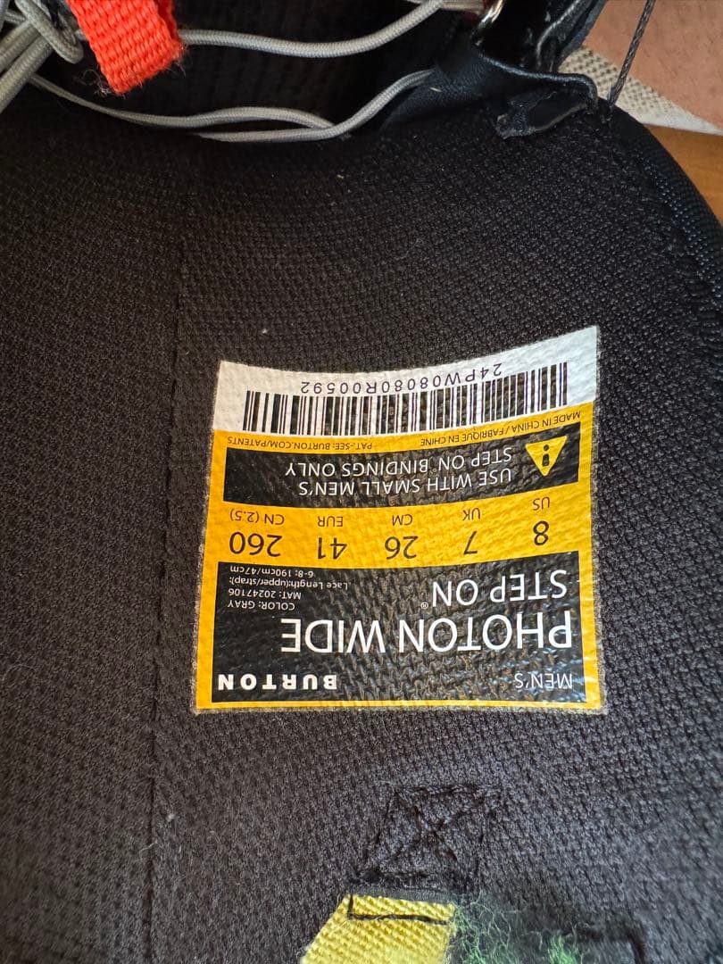 BURTON バートン PHOTON フォトン StepOn ステップオン26c