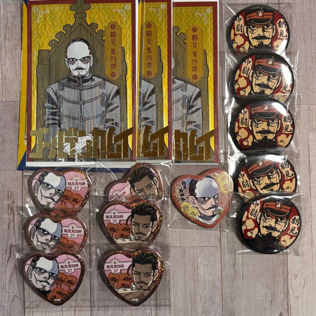 ゴールデンカムイ 鶴見 まとめ売り ポストカード ゴールデンカムイ展 原作絵