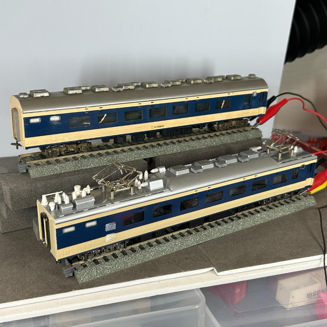 カツミ 国鉄 581系寝台電車 12両セット 運転台上前照灯不点灯タイプ