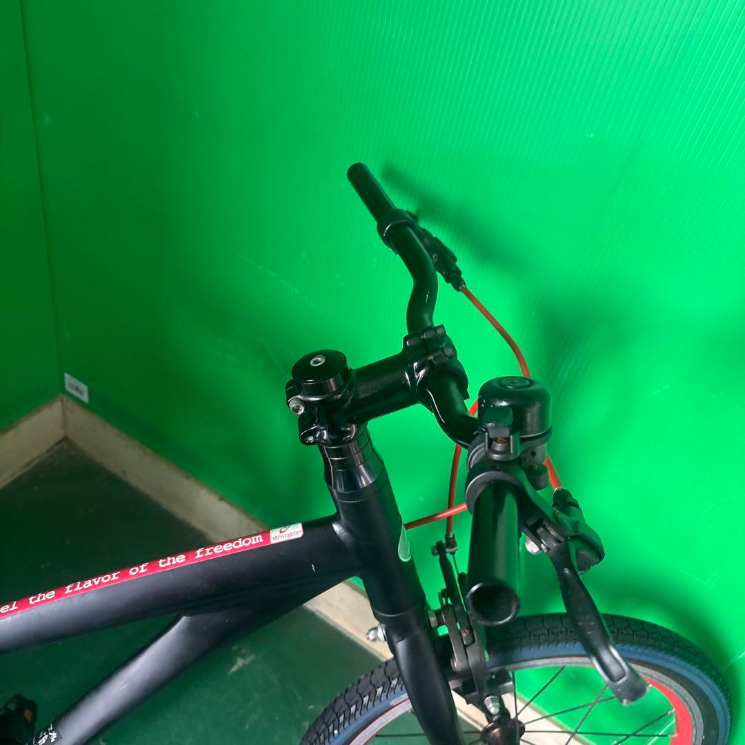 Levena 子供用自転車 18インチ ブラック/レッド