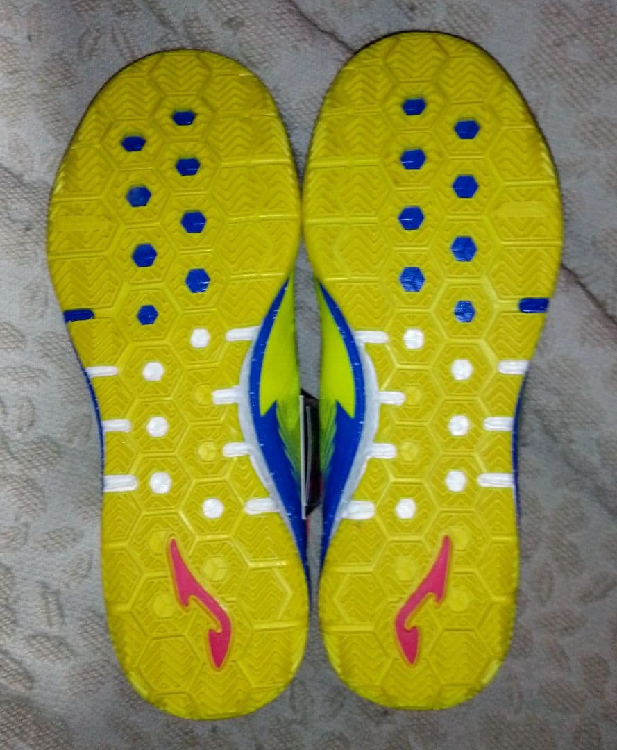 【匿名配送】【入手困難】JOMA　レガテ　リバウンド　シューズ　黄 青　25