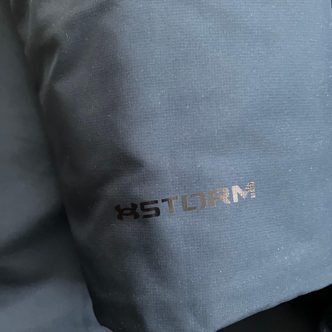 アンダーアーマー ロングコート Mコールドギア 防寒 ネイビー