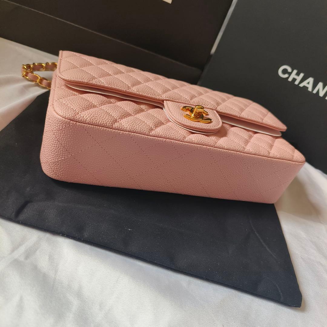 【実写画像】 ピンク キルティング ショルダーバッグ