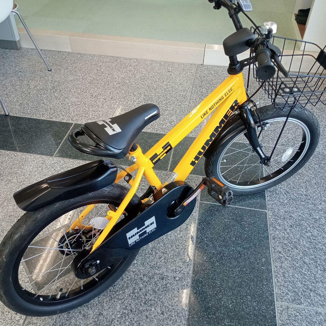 引き取り限定　HUMMER　ハマー　キッズ　子ども用自転車　18インチ　補助輪