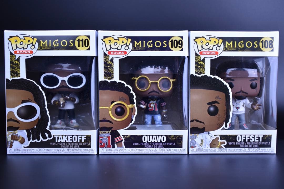 Funko Pop ミーゴズ Migos ヒップポップ ファンコ ポップ