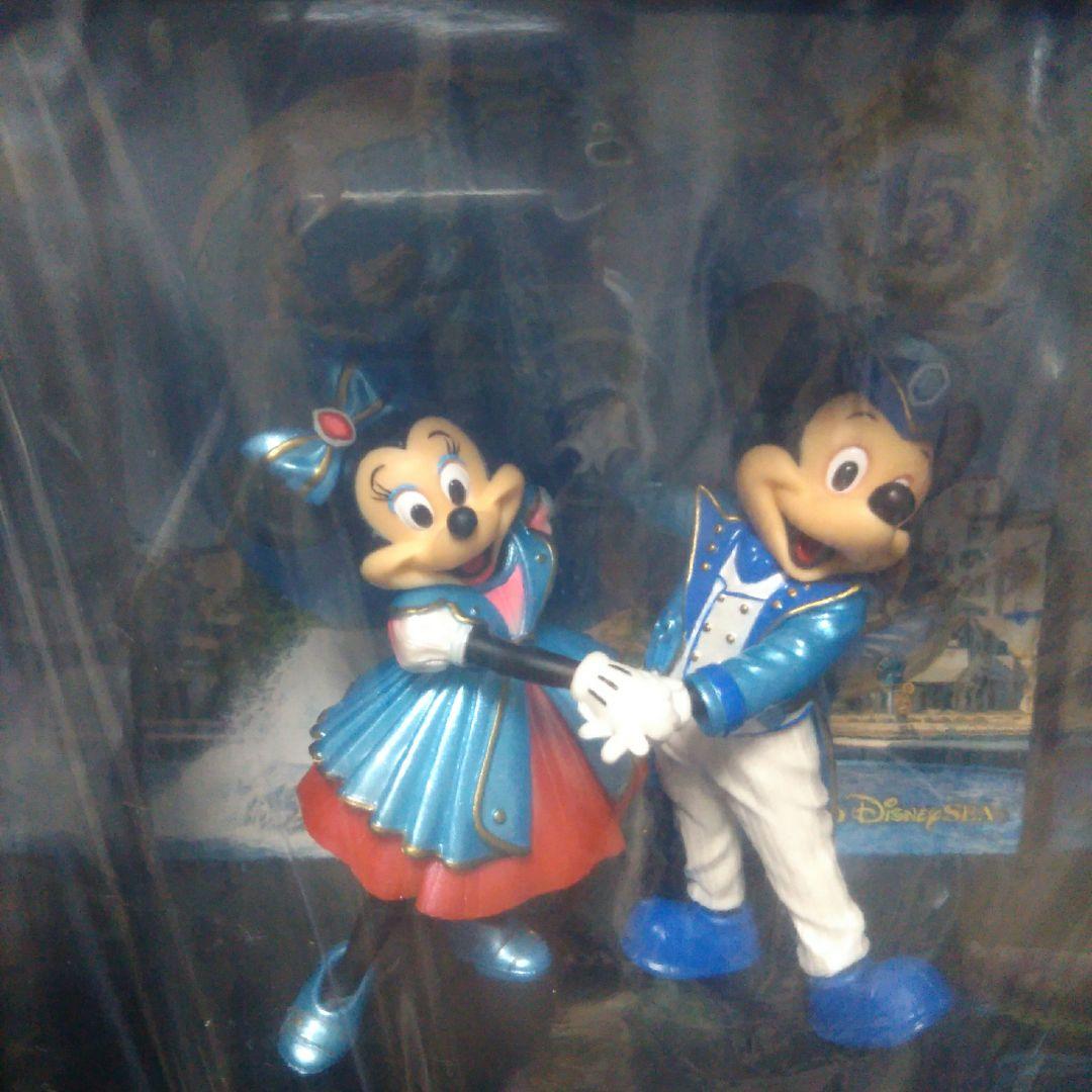 東京ディズニーシー☆15周年☆ミッキー&ミニー☆フィギュアリン