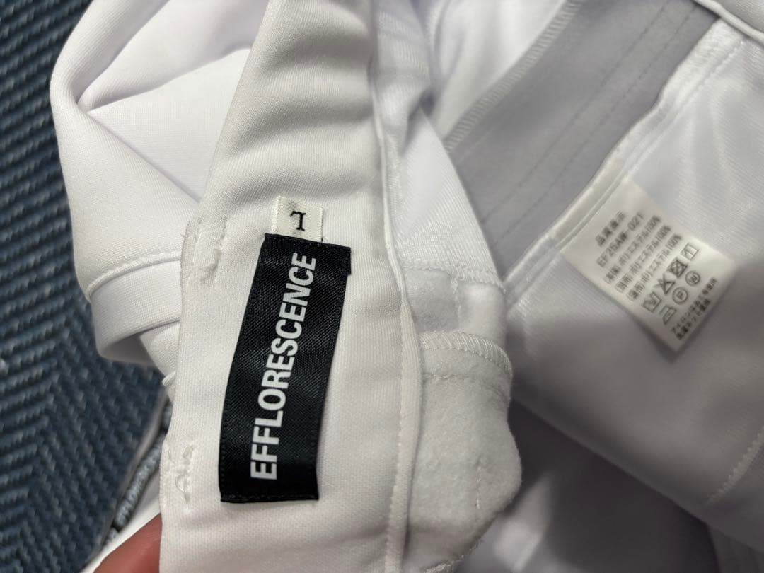 EFFLORESCENCE LOGOTAPE PANTS ホワイト