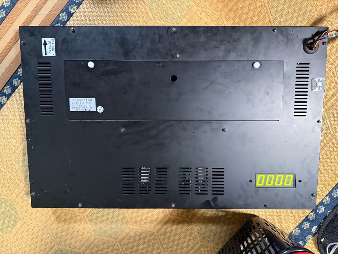 バス廃品　オージ　デジタル行先表示器　横