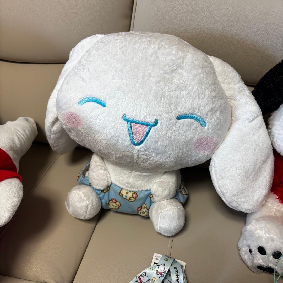 最終価格 サンリオ ポチャッコ シナモロール マスコット ぬいぐるみ タグ付き