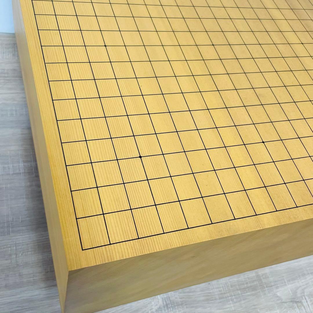 ★美品★ 囲碁 碁盤 天柾 柾目 ヘソ 脚付き 桐製盤覆い