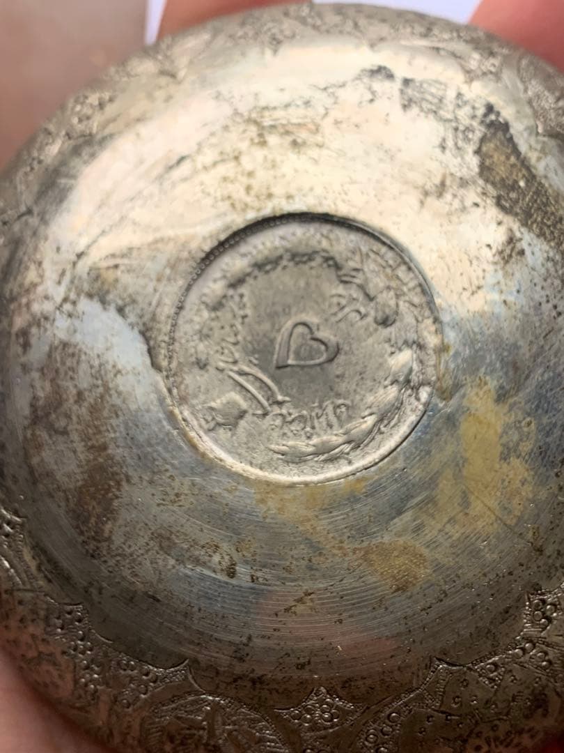 銀製　イランと中国小物と旧銀貨　108g