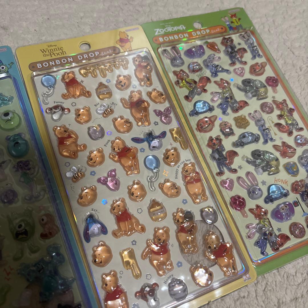 ディズニー　ボンボンドロップシール 正規品