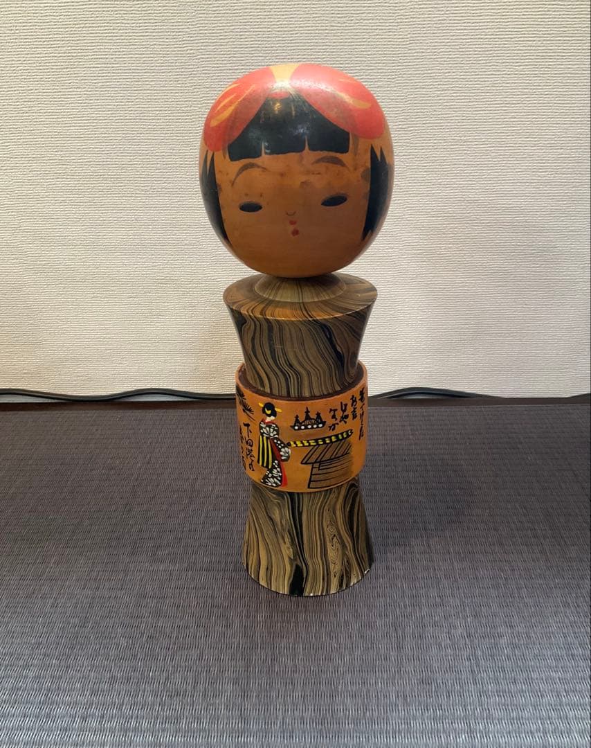 【レトロ】布袋様の一刀彫、こけし　14体【体長　約15㎝〜45㎝】