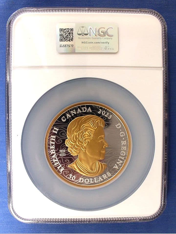 ngc 2023　PF70 Ultra Cameo　天龍　5オンス　銀貨　限定品