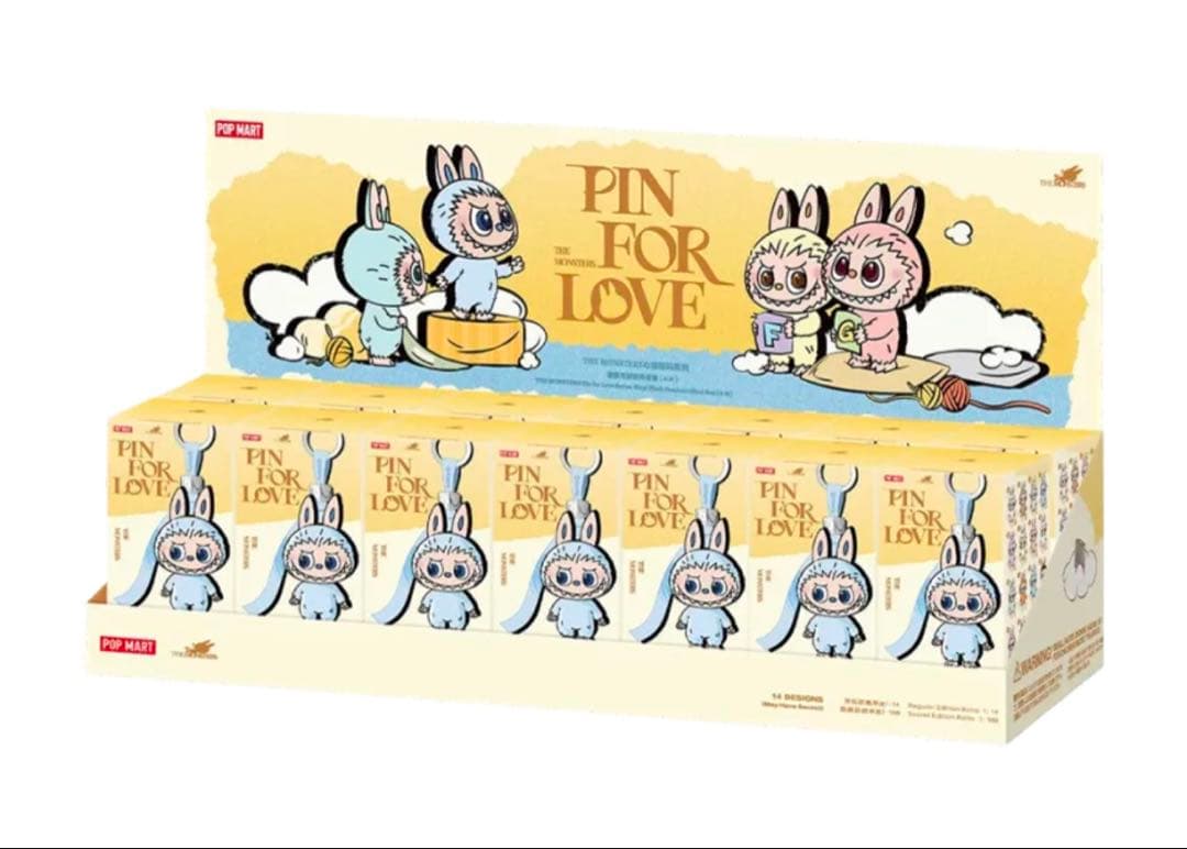 ポップマート ザ モンスターズ (ラブブ) ピン フォー ラブ シリーズ
