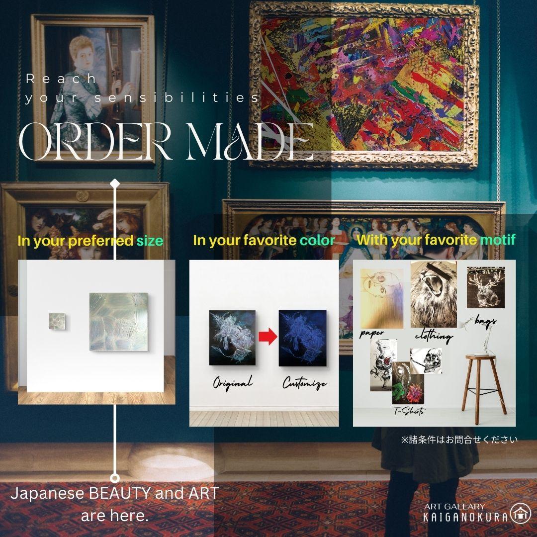 オンリー・コルセット / テクスチャーアート 33×24㎝ F4 原画 モダン