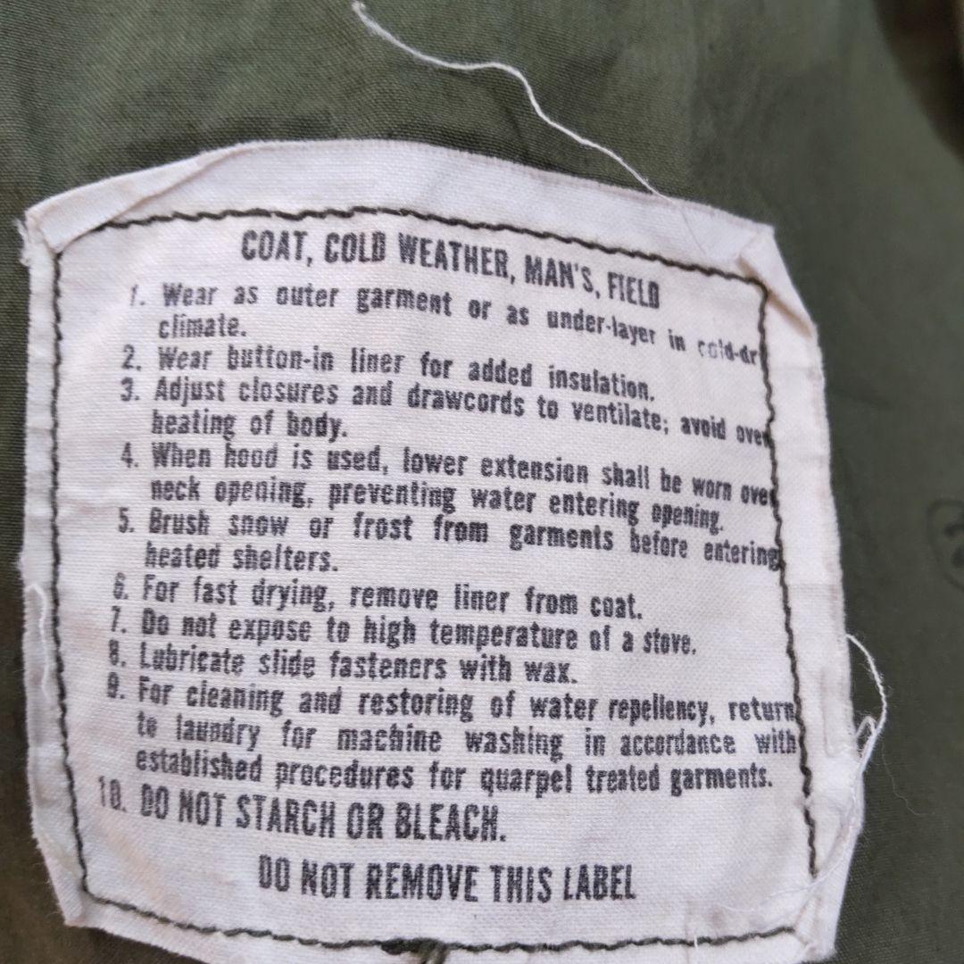 米軍実物/M-65.3rd. 74年.ALPHA'INDUSTRIES.INC.