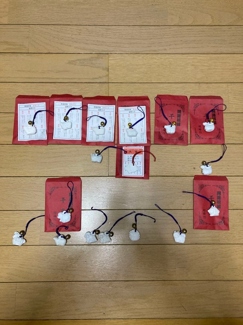 送料込み　根付け　干支　十二支　新品・中古混ざってフルセット　計17個