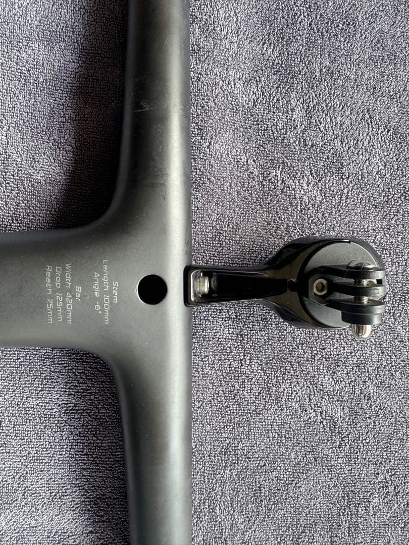 ROVAL 一体型カーボンハンドルバー ステム一体型　420mm