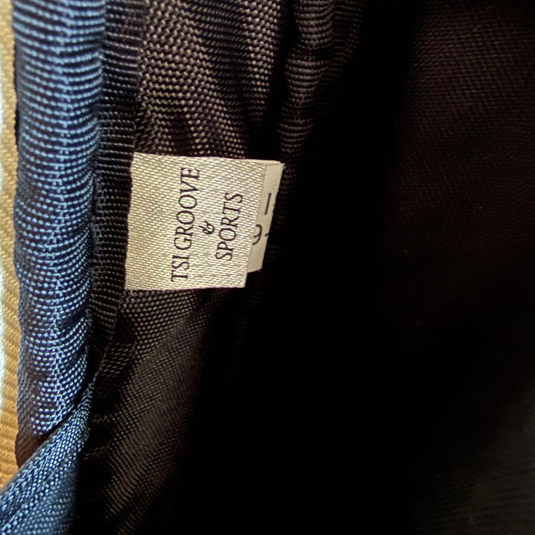 パーリーゲイツ　キャディバッグ　ショルダー式　スタンド式　軽量　ネイビー　白　紺