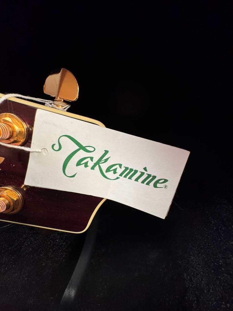 週末限定！！Takamine アコースティックギター ワインレッド ケース付