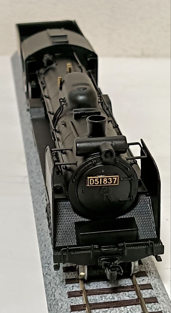 HOゲージ 天賞堂アダチ Ｄ51蒸気機関車、カンモーター、メンテナンス済