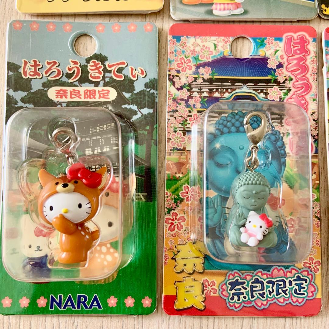 関西地方　大阪　奈良　京都　大仏ご当地キティ　ハローキティ　ファスナーマスコット