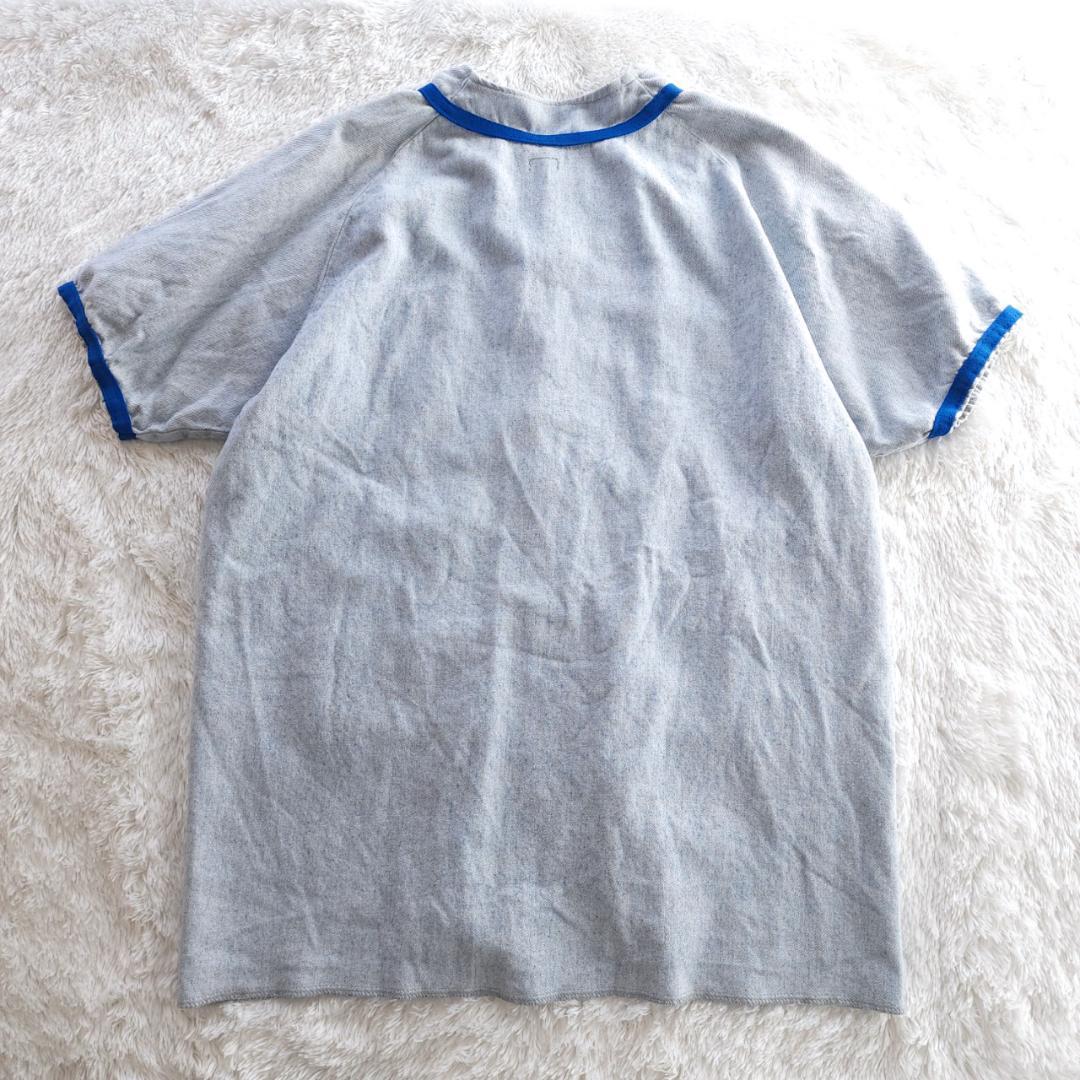 60s used L相当/MLB シカゴカブス CUBS ベースボールシャツ