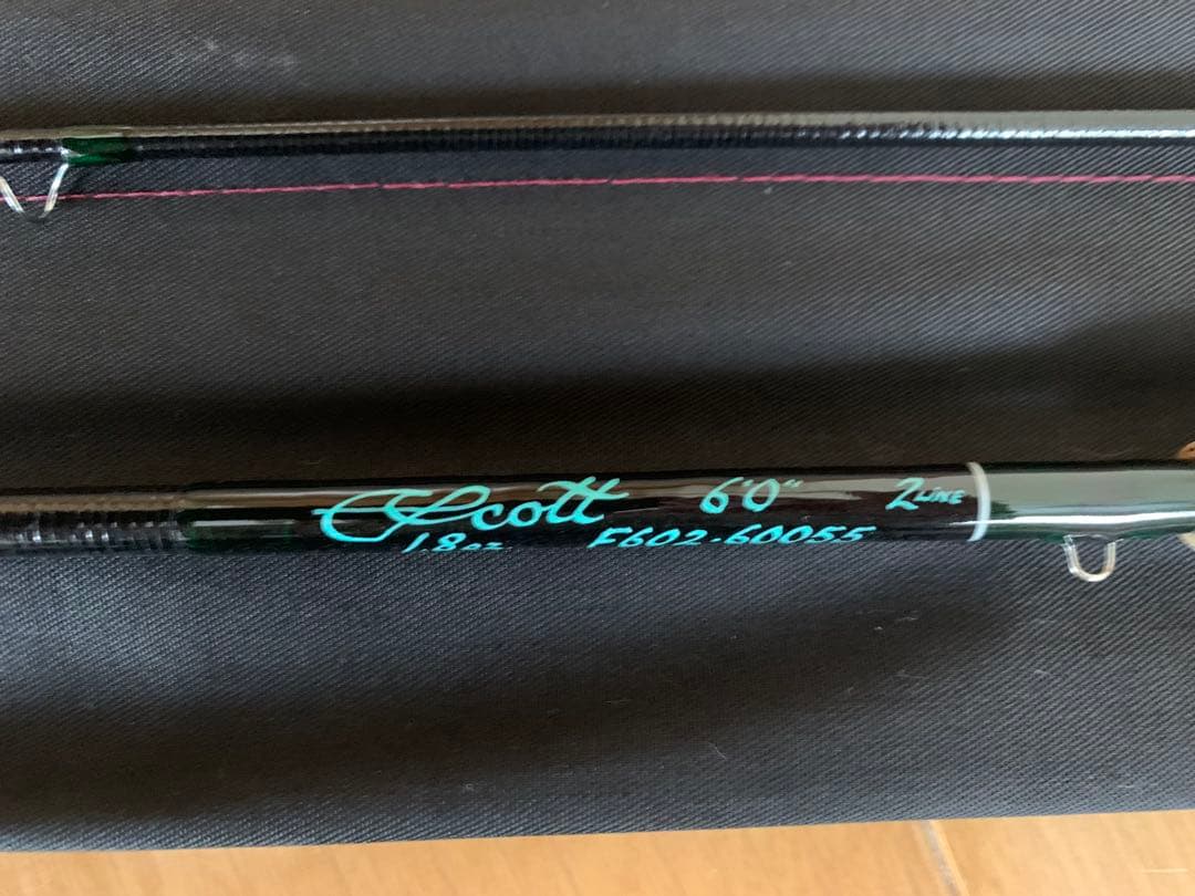 神山さん専用Scott 貴重2ピースフライグラスロッドF602-60055