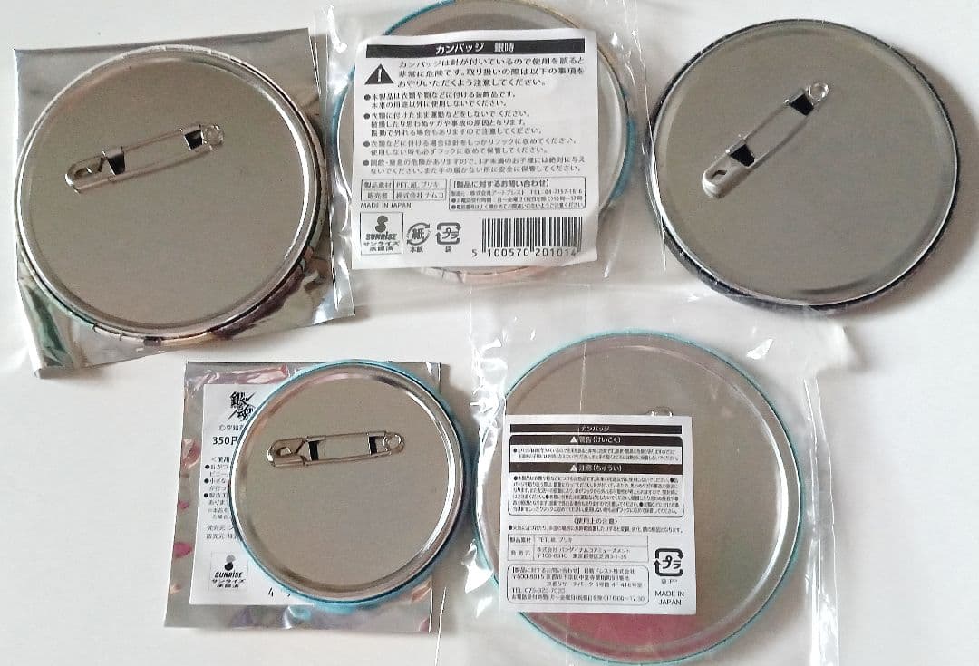 銀魂　坂田銀時　缶バッジ