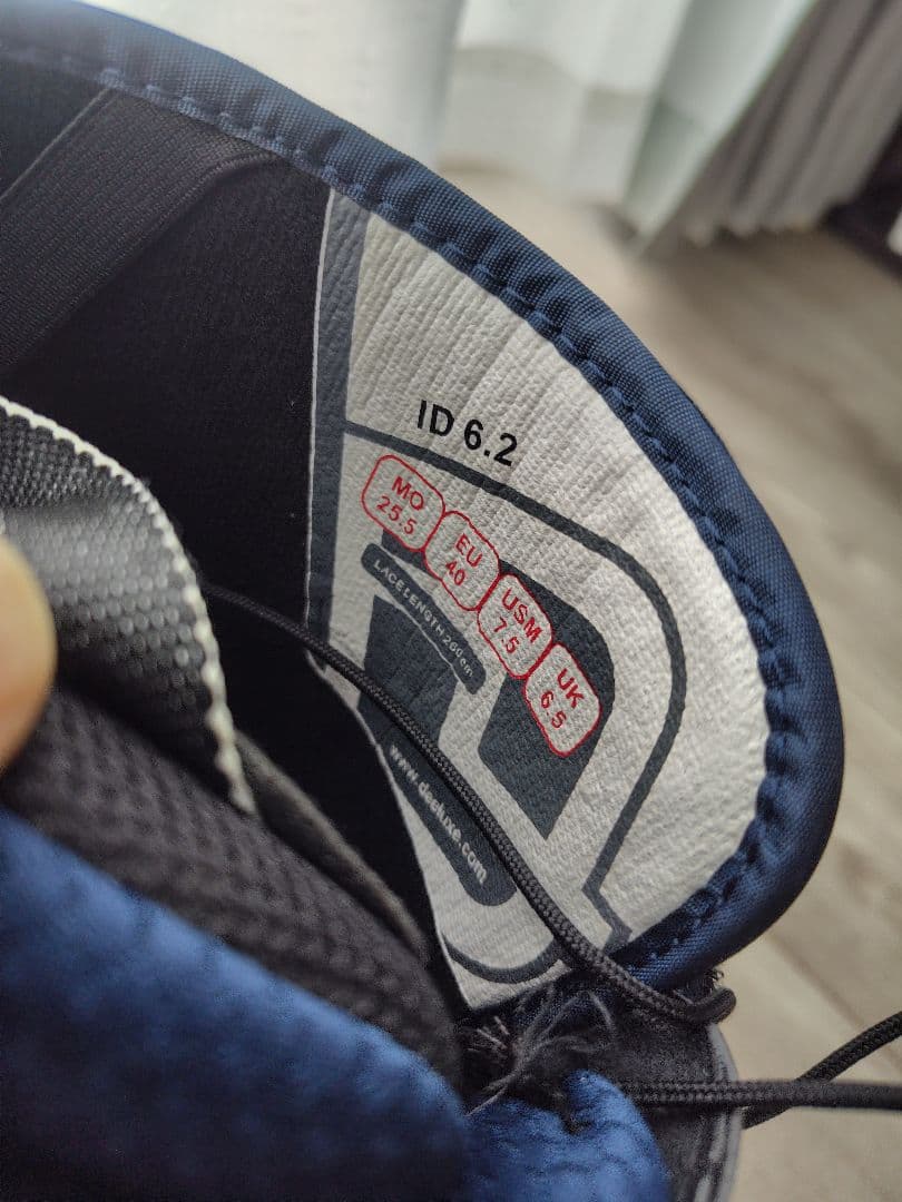 DEELUXE id　6.2TF 25.5cm サーモインソール 保証書　説明書