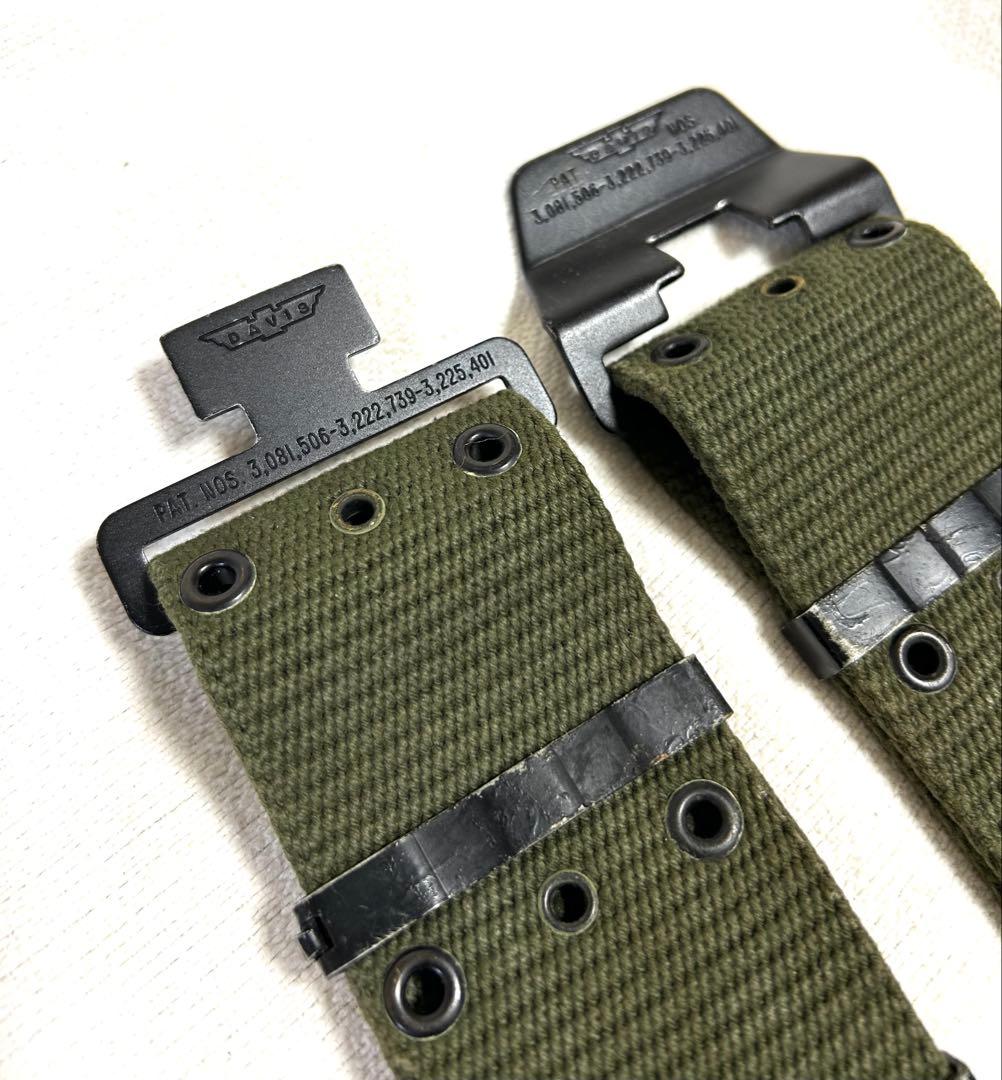 米軍ベトナム戦争/M56ピストルベルト/デイビスバックル/Lサイズ/実物
