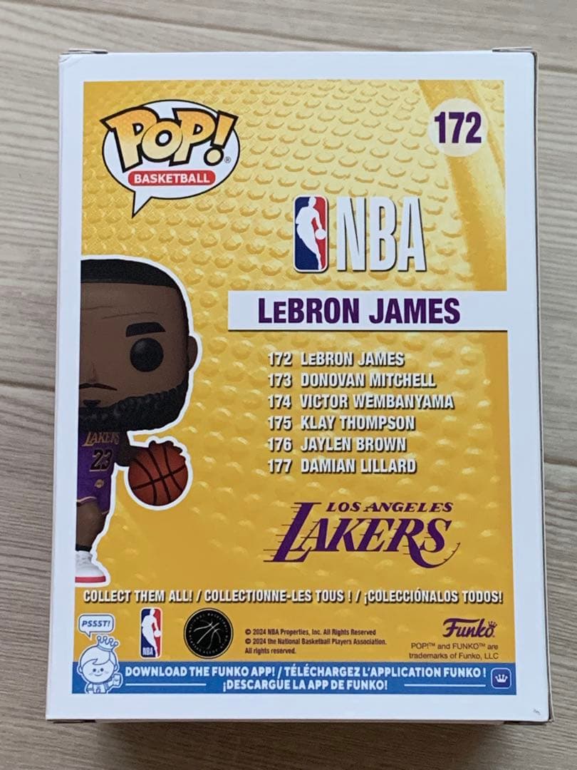 スポーツ Funko POP! NBA LEBRON JAMES 172