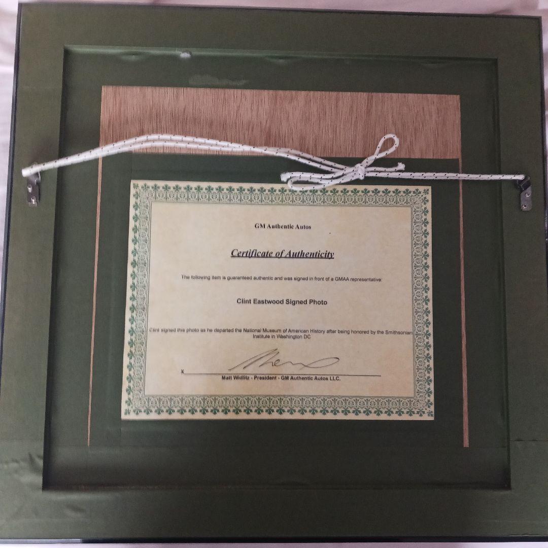希少　USJ　クリントイーストウッド(続・夕日のガンマン)直筆サイン　証明書