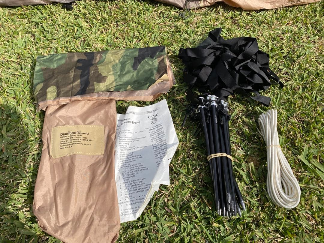 米軍　Marine Combat Tent コンバットテント美品USMC