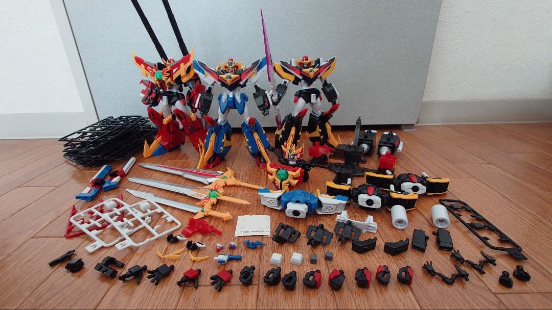 MODEROID グラヴィオン 3体セット 組み立て済み