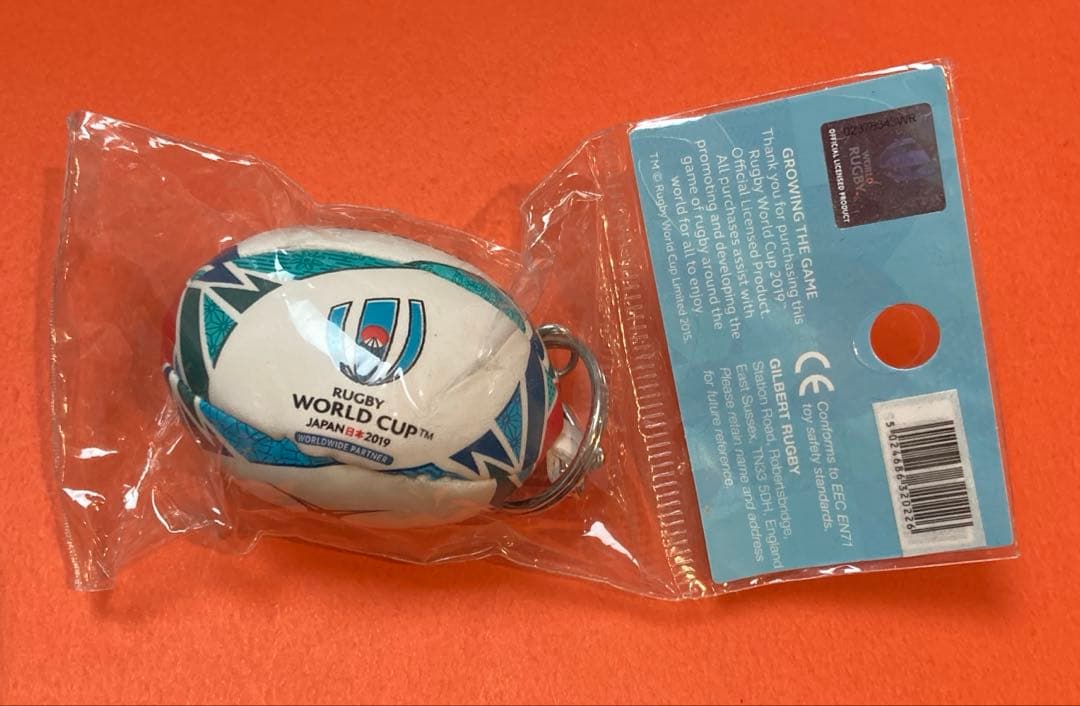ラグビーW杯ジャパン2019大会関係者用バッグ　カンタベリー製新品&キーホルダー